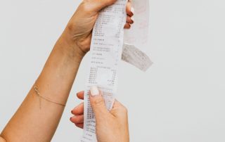 scontrino fiscale cartaceo