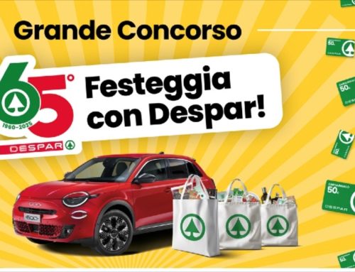 Al via il concorso ‘Festeggia con Despar’ in occasione del 65esimo anniversario dell’insegna in Italia