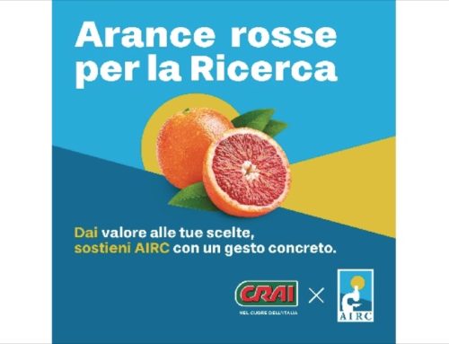 Crai sostiene la campagna di Fondazione Airc ‘Arance rosse per la ricerca’