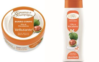 spuma di sciampagna burro corpo