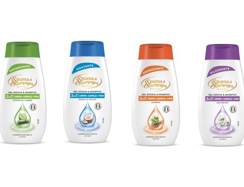 Spuma di Sciampagna: la prima linea doccia & shampoo con quattro referenze