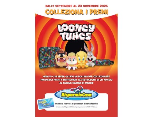 Risparmio Casa: al via la nuova raccolta ‘Colleziona i premi Looney Tunes’