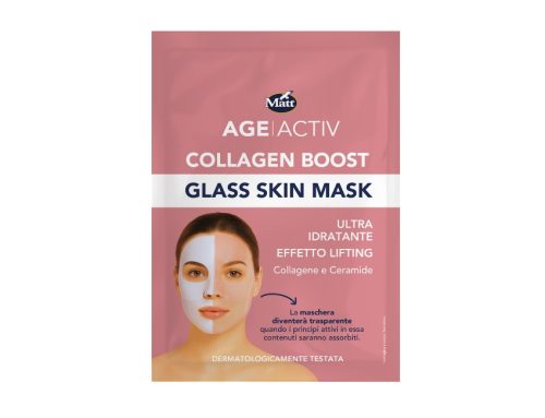 Matt presenta Ageactiv Glass Skin Mask, la maschera viso innovativa per una pelle idratata, luminosa e compatta