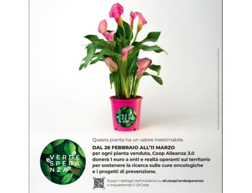 Coop lancia la campagna ‘Verde Speranza’ per sostenere la ricerca oncologica
