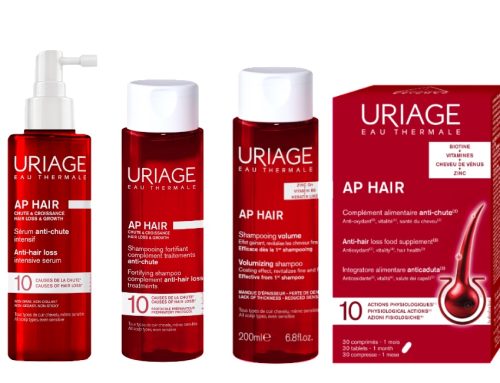Uriage lancia AP HAIR, la nuova routine haircare anticaduta