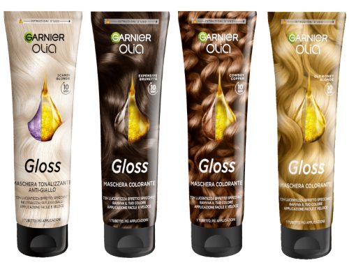 Garnier Olia Gloss: le nuove maschere coloranti che ravvivano il colore in 10 minuti