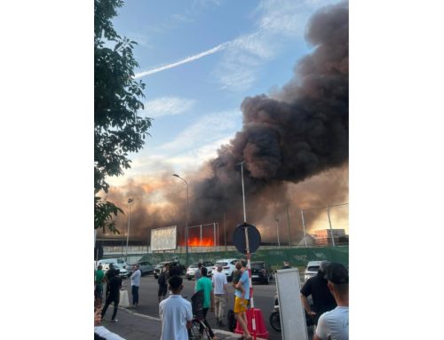Bartolini, incendio nel deposito di Milano: in fiamme 8mila mq di magazzino